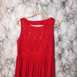 Red Event Gown